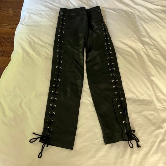 Texas Leather, Size 4, black pants - Picture 2 of 9